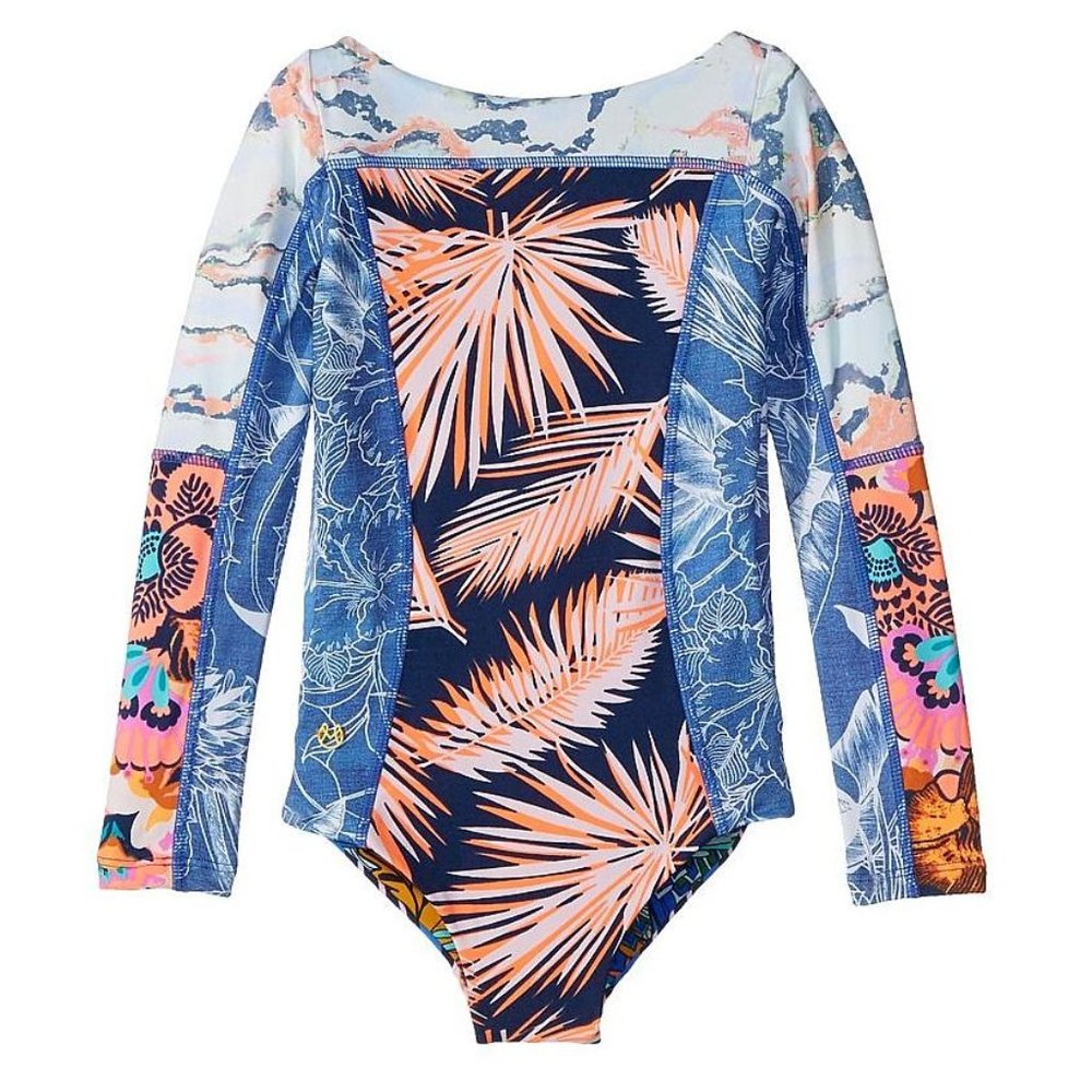 Maaji Kids Swim One Piece - Blue and Orange